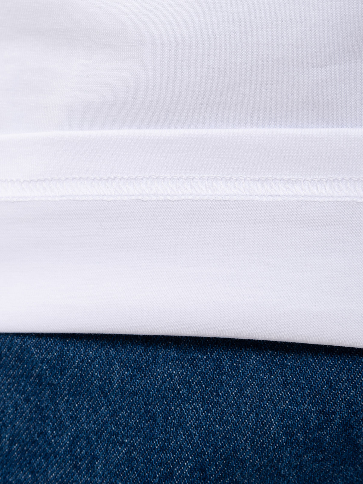 T-shirt W3T white (embroidery) #4